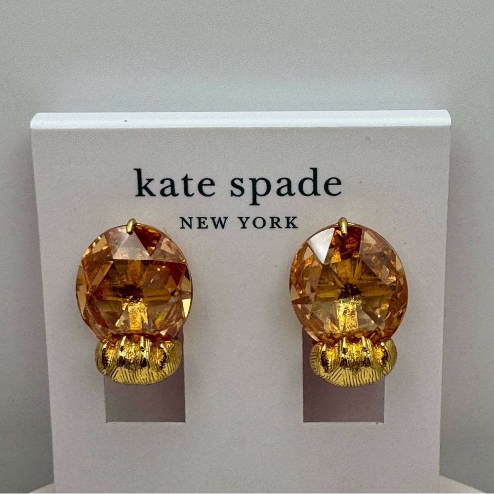 KATE SPADE House Cat Paw Stud Earrings NWT